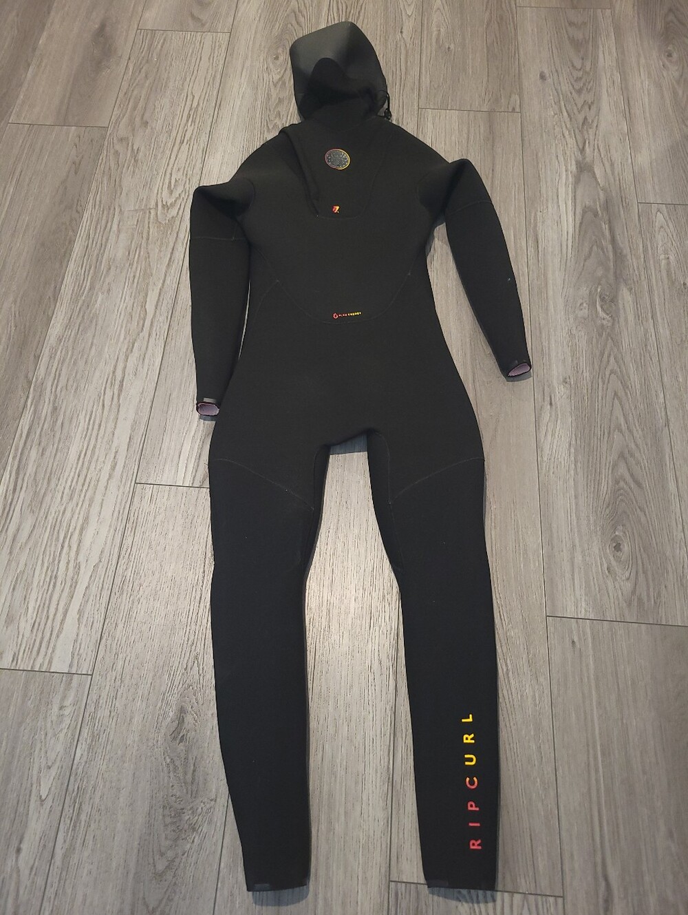 Rip Curl E7, Flash Bomb, "Heat Seeker" 5/4 size Large Wetsuit - Picture 12 of 16